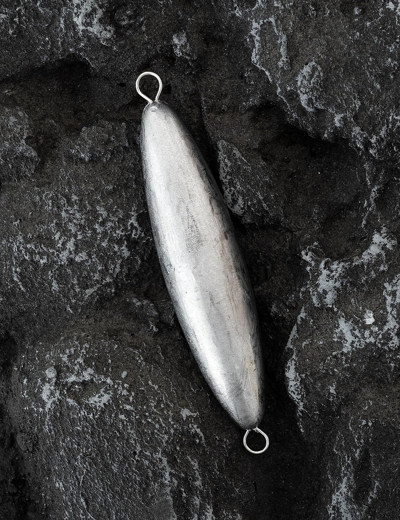 BLUEWING Torpedo Sinker Through Wire Fishing Weight Saltwater Bullet Lead Double Ringed 2oz-48oz - Image 5